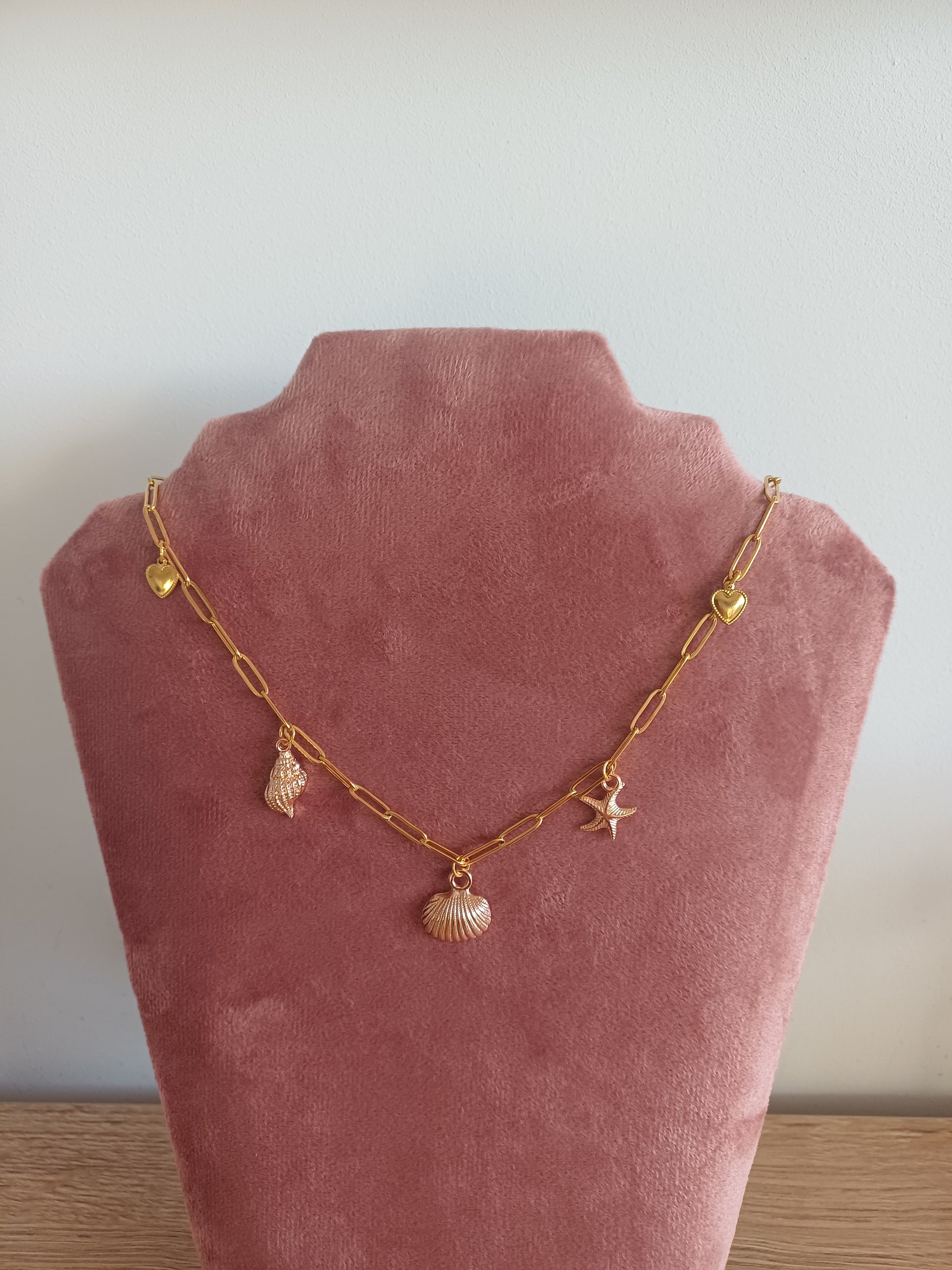 Sealife charm necklace