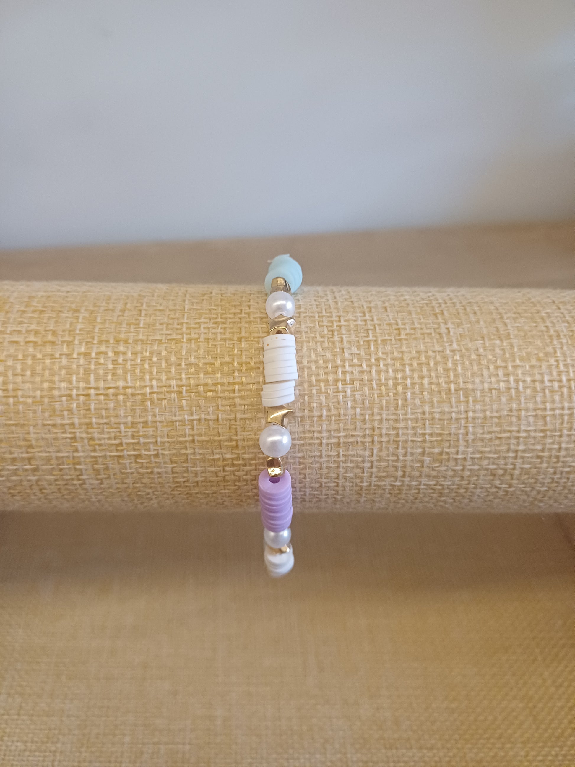 Sterren+parel armband