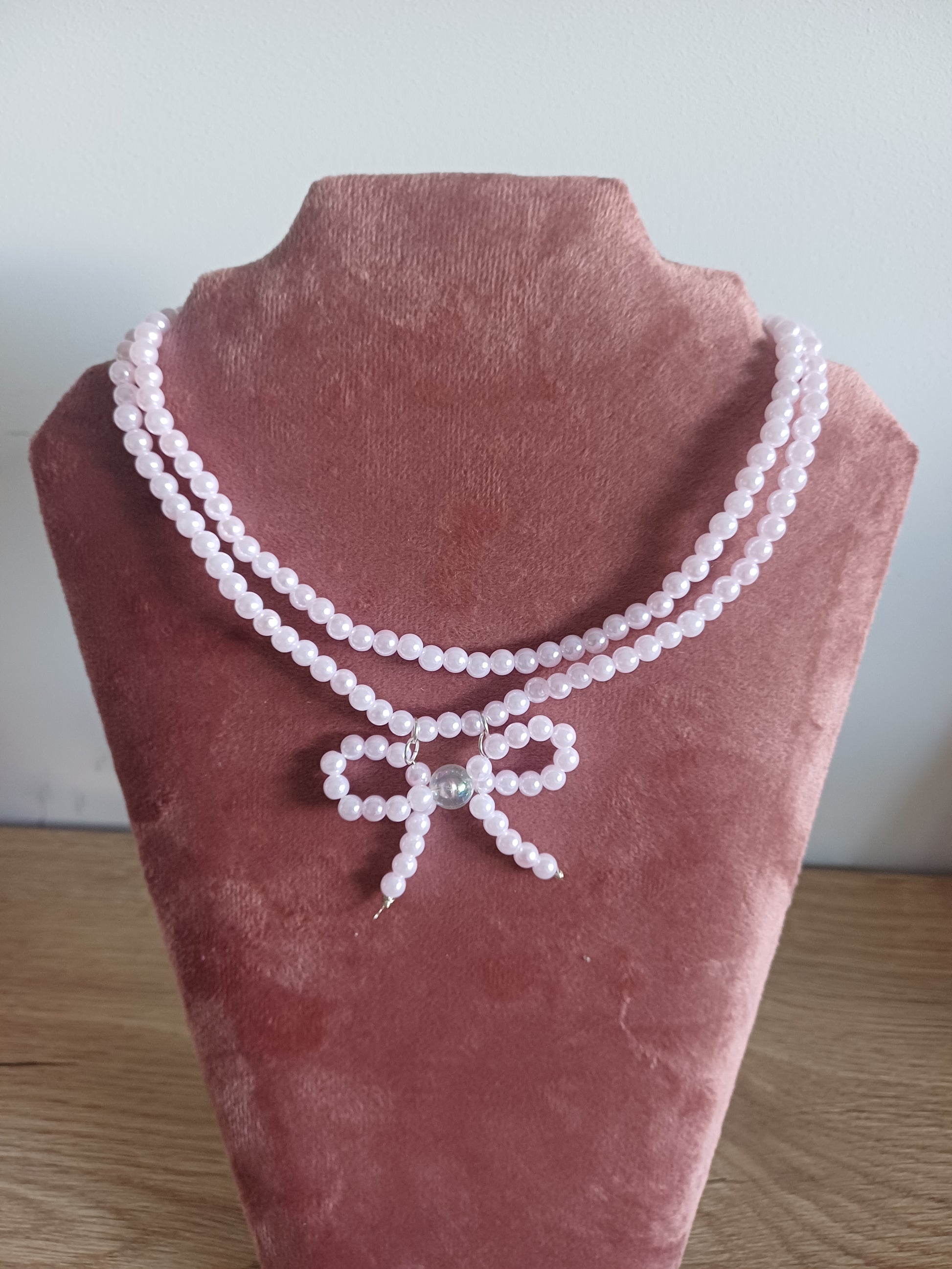 Parelset roze