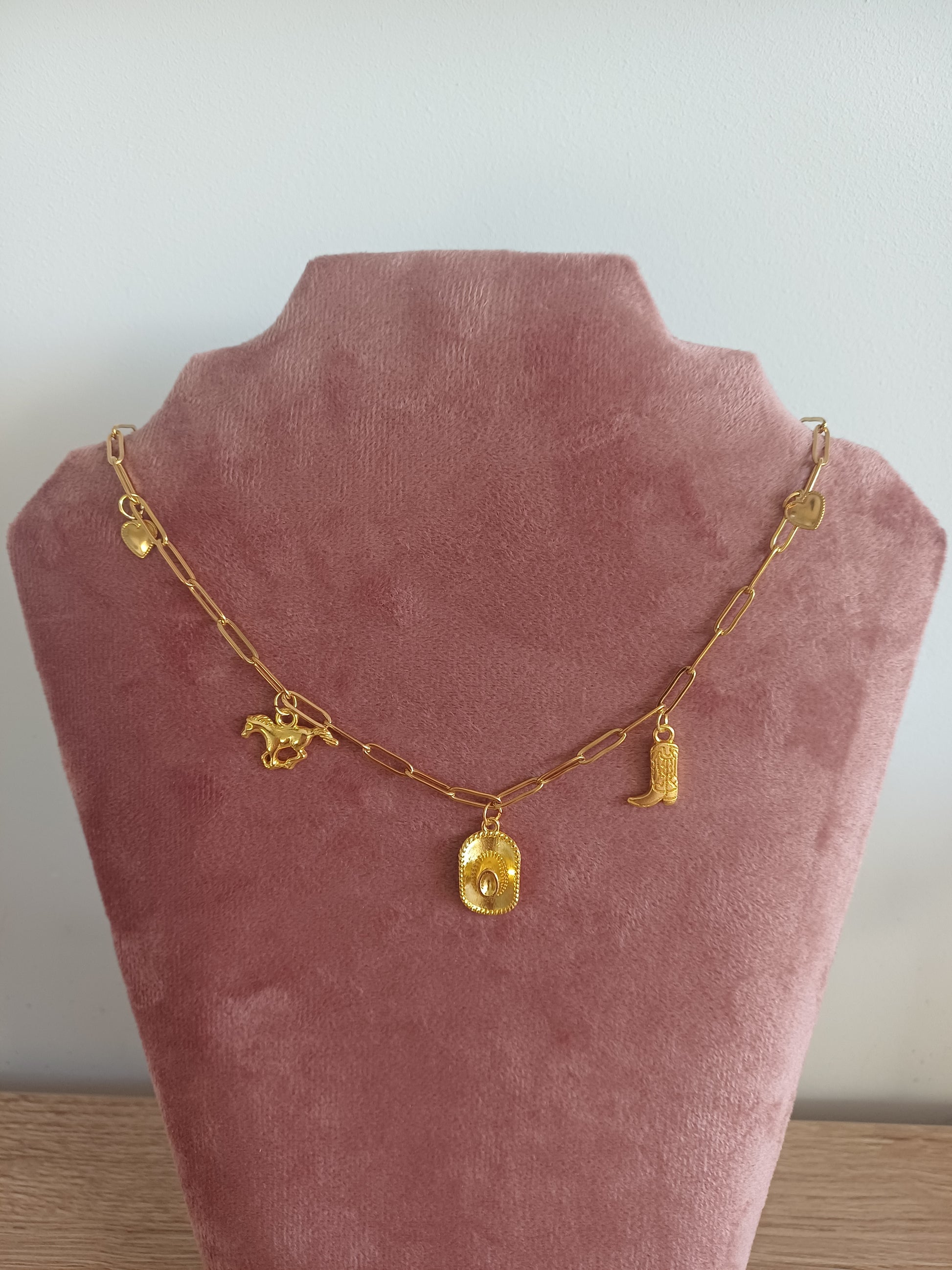Westerm charm necklace